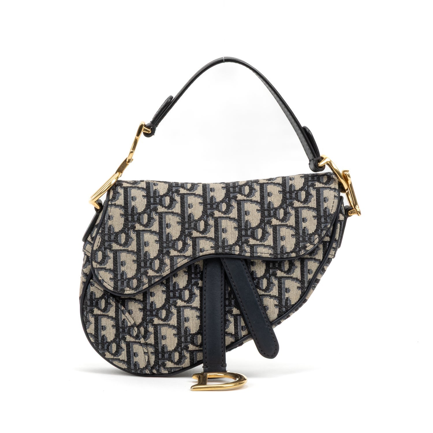 Christian Dior Mini Oblique Jacquard Saddle