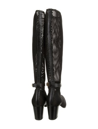 Christian Dior Mesh Riding Boots