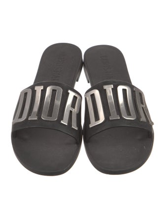Christian Dior Rubber Printed Slides