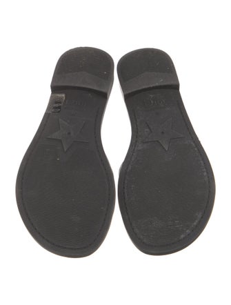 Christian Dior Rubber Printed Slides