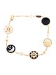 Christian Dior 18K Mother of Pearl, Onyx & Diamond Céleste Station Bracelet