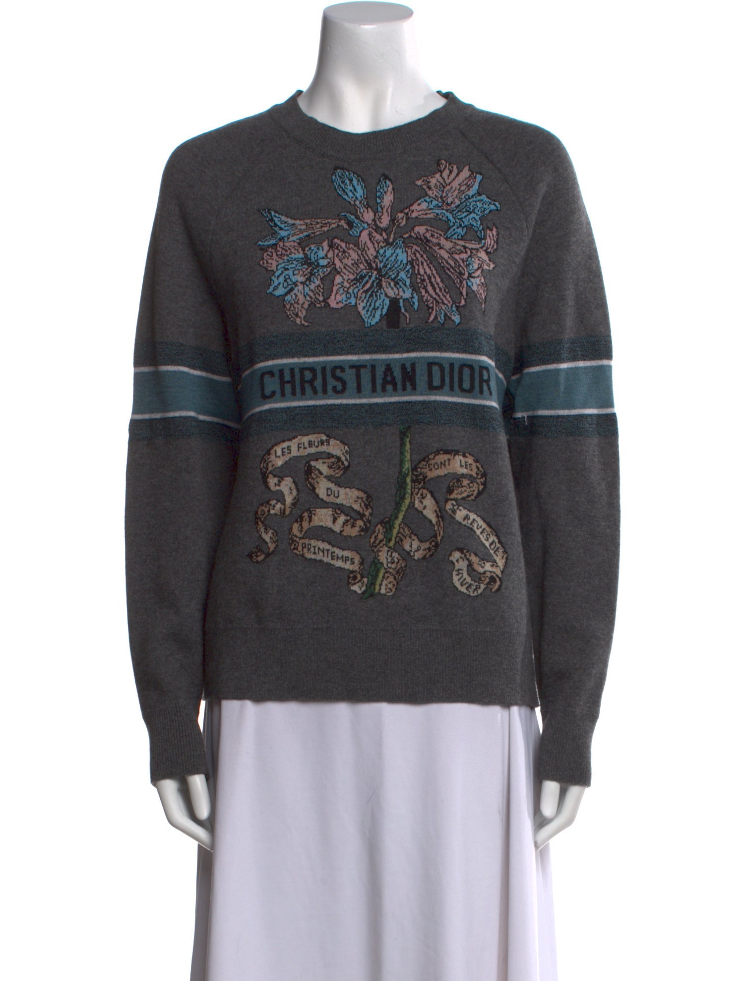 Christian Dior Cashmere Printed Sweater