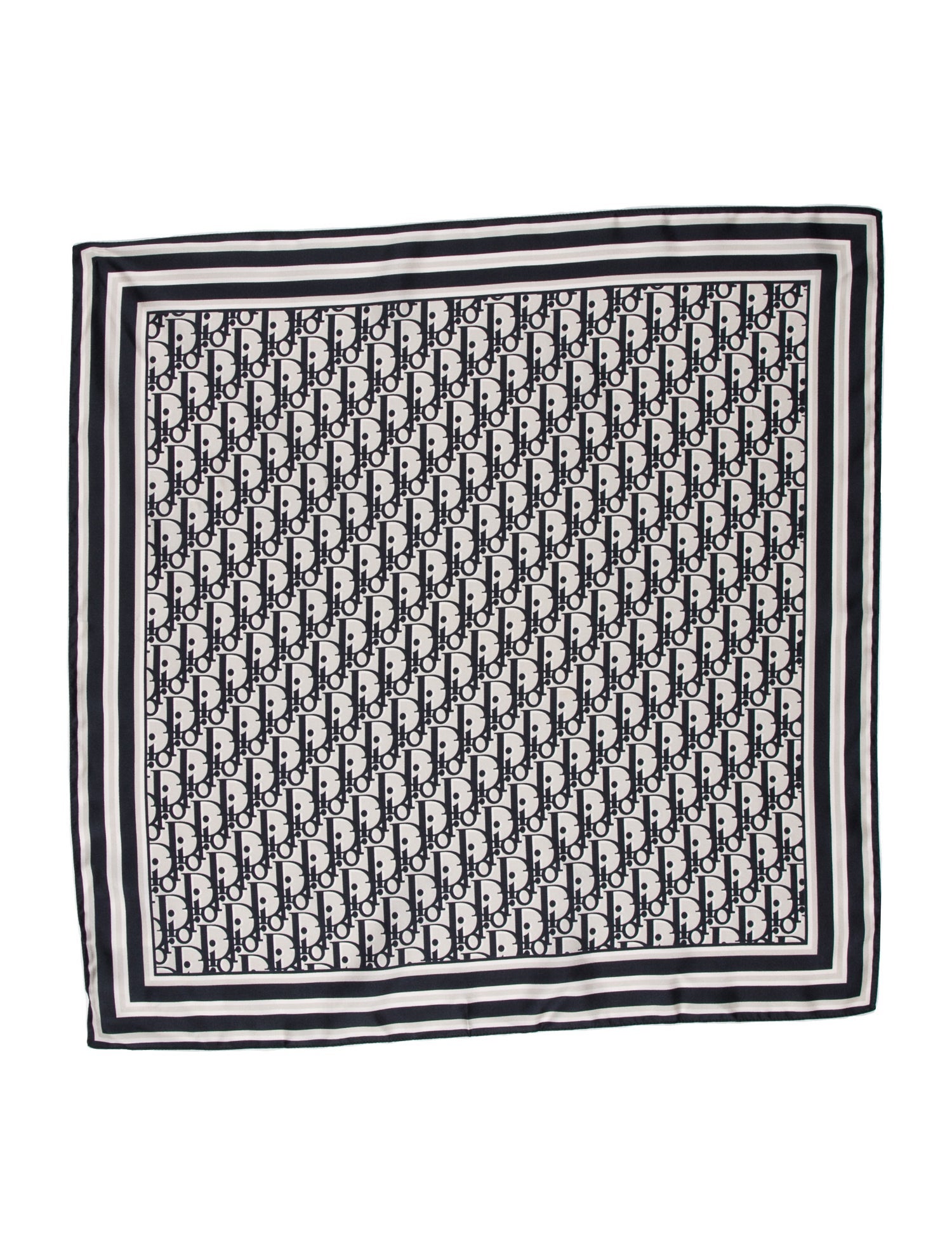 DIOR MEN Silk Printed Scarf