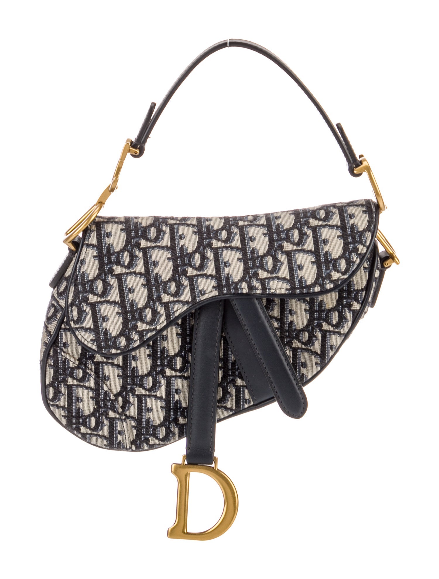 Christian Dior Oblique Jacquard Oblique Saddle Mini