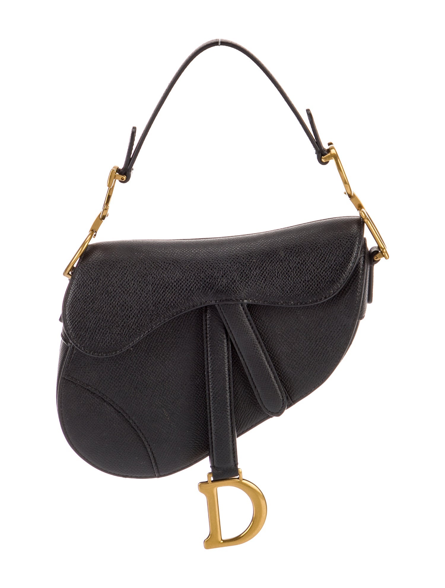 Christian Dior Leather Saddle Mini