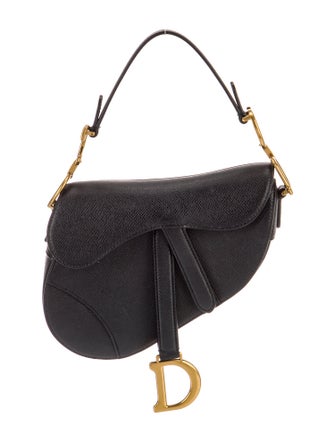Christian Dior Leather Saddle Mini