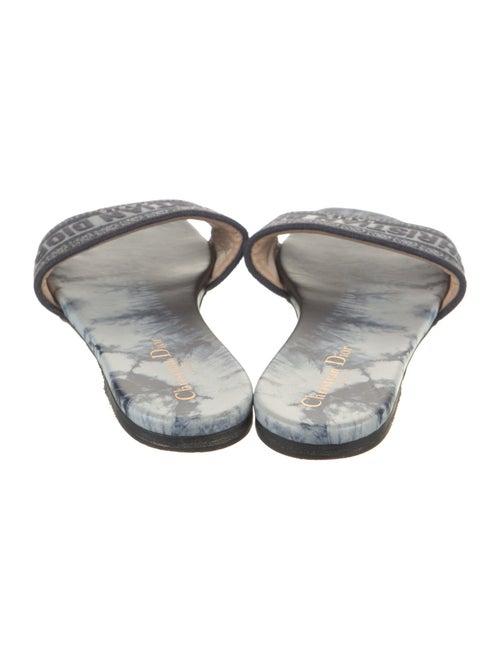 Christian Dior Canvas Printed Slides
