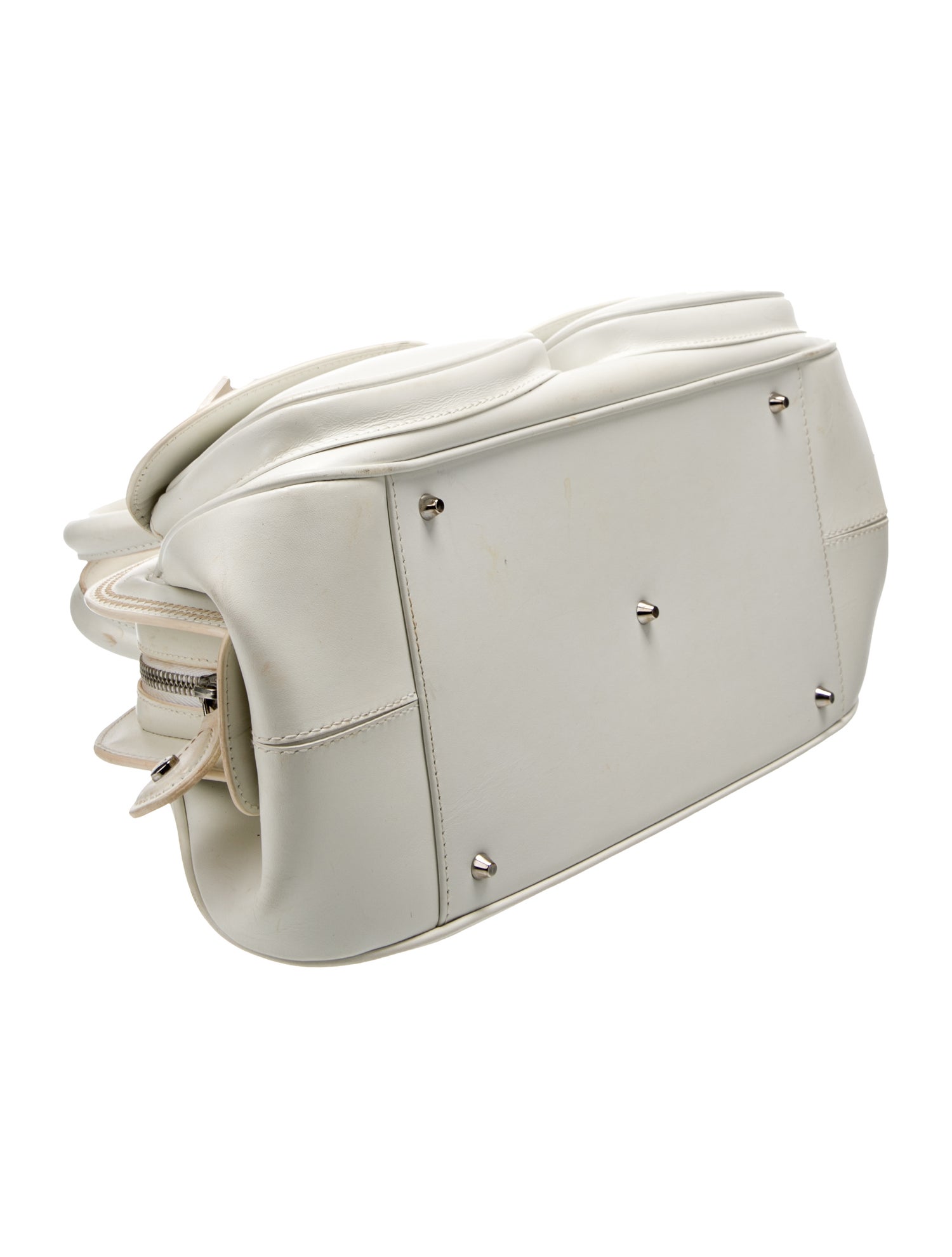 Christian Dior Leather Top Handle Bag