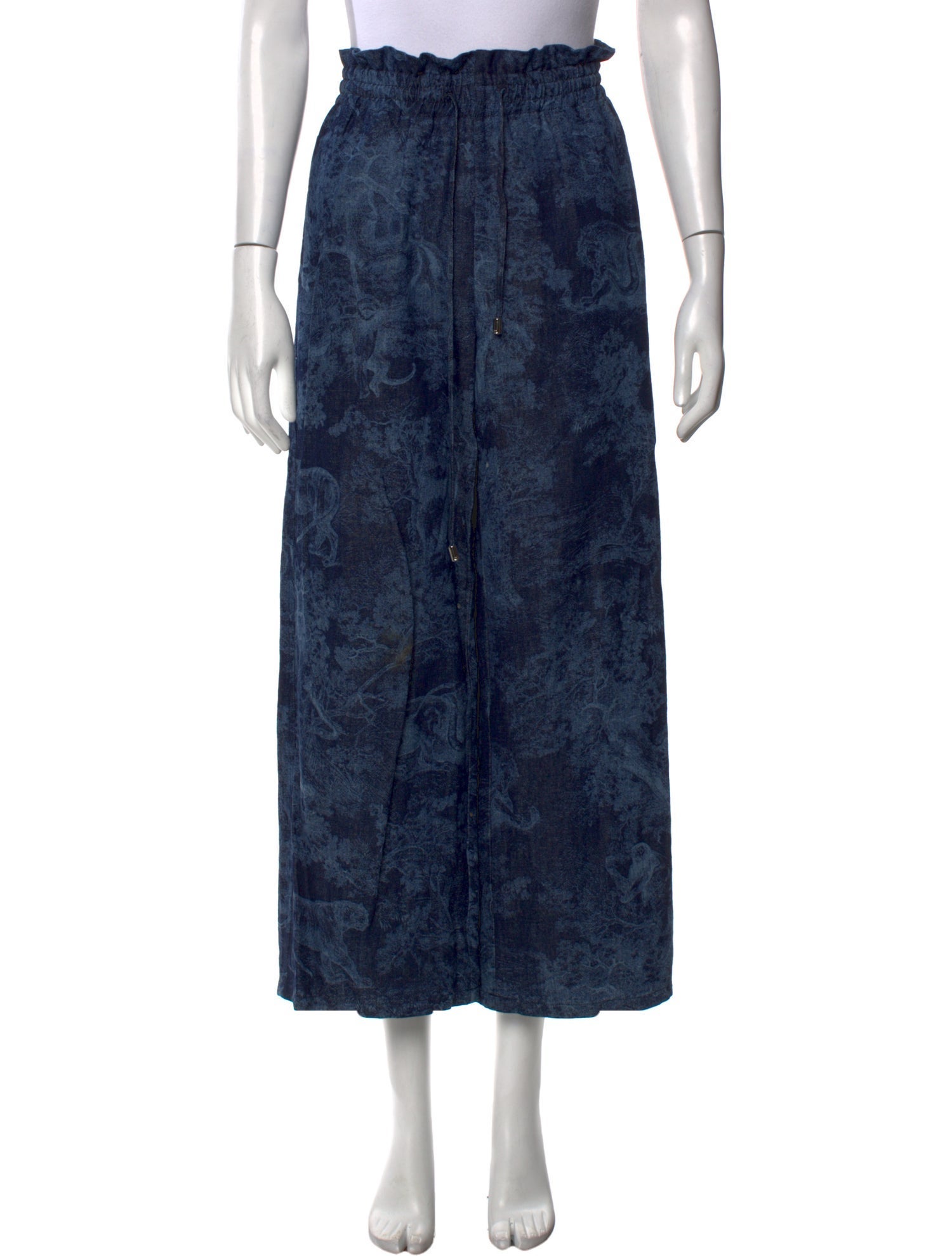 Christian Dior Printed Wide Leg Pants