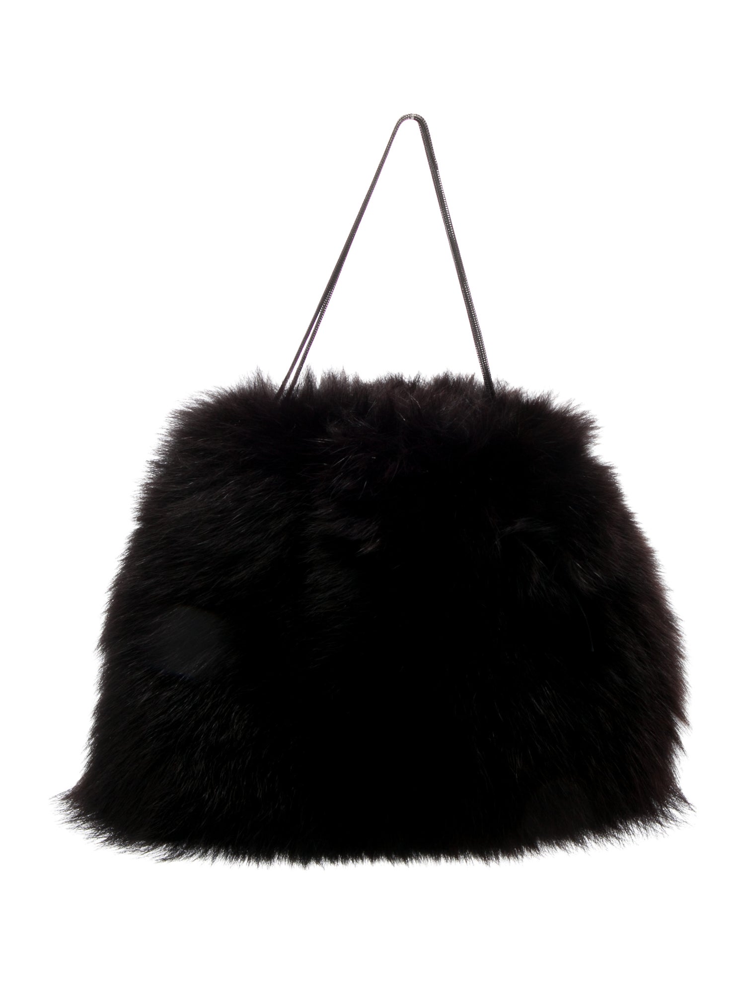 Christian Dior Fur Top Handle Bag