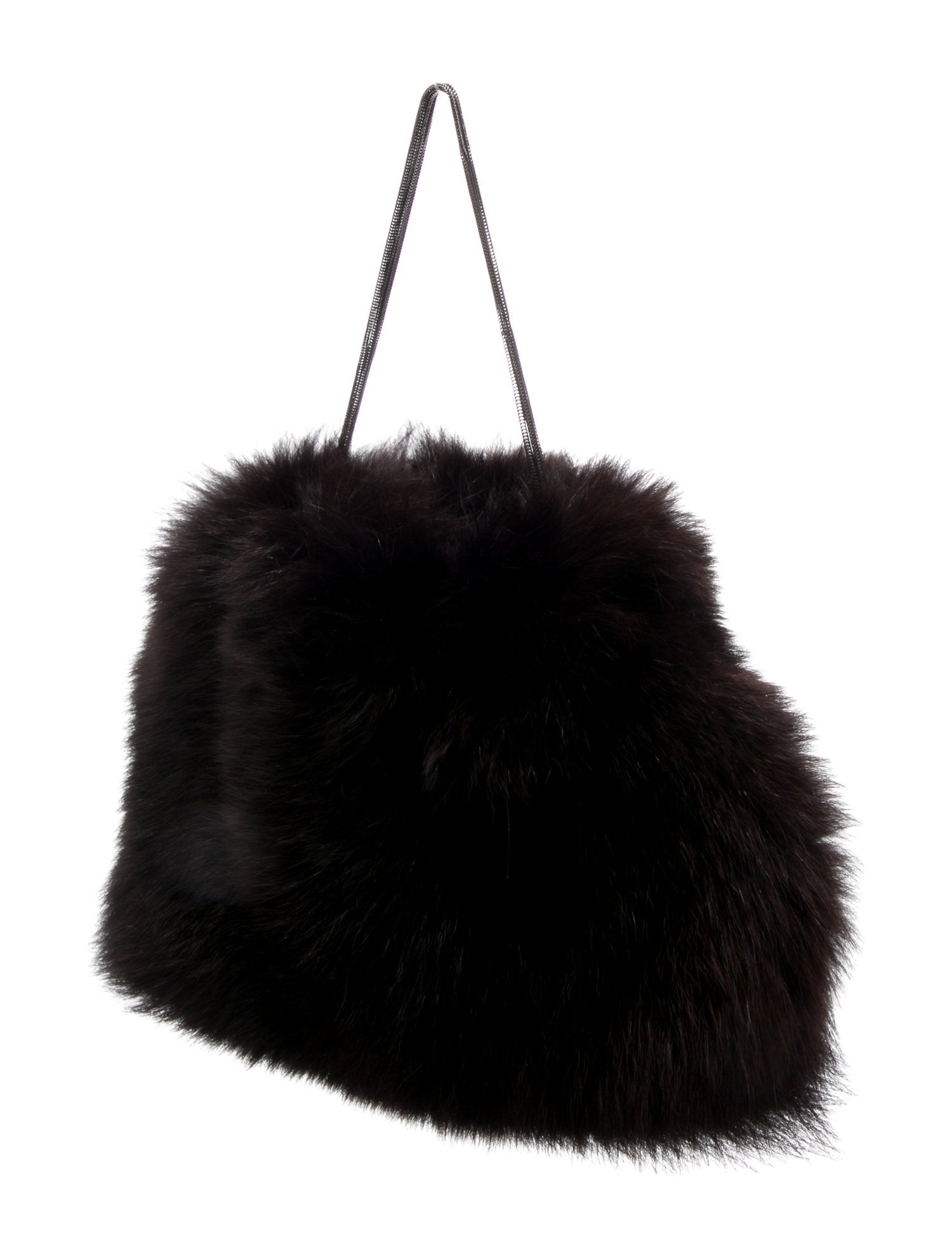 Christian Dior Fur Top Handle Bag