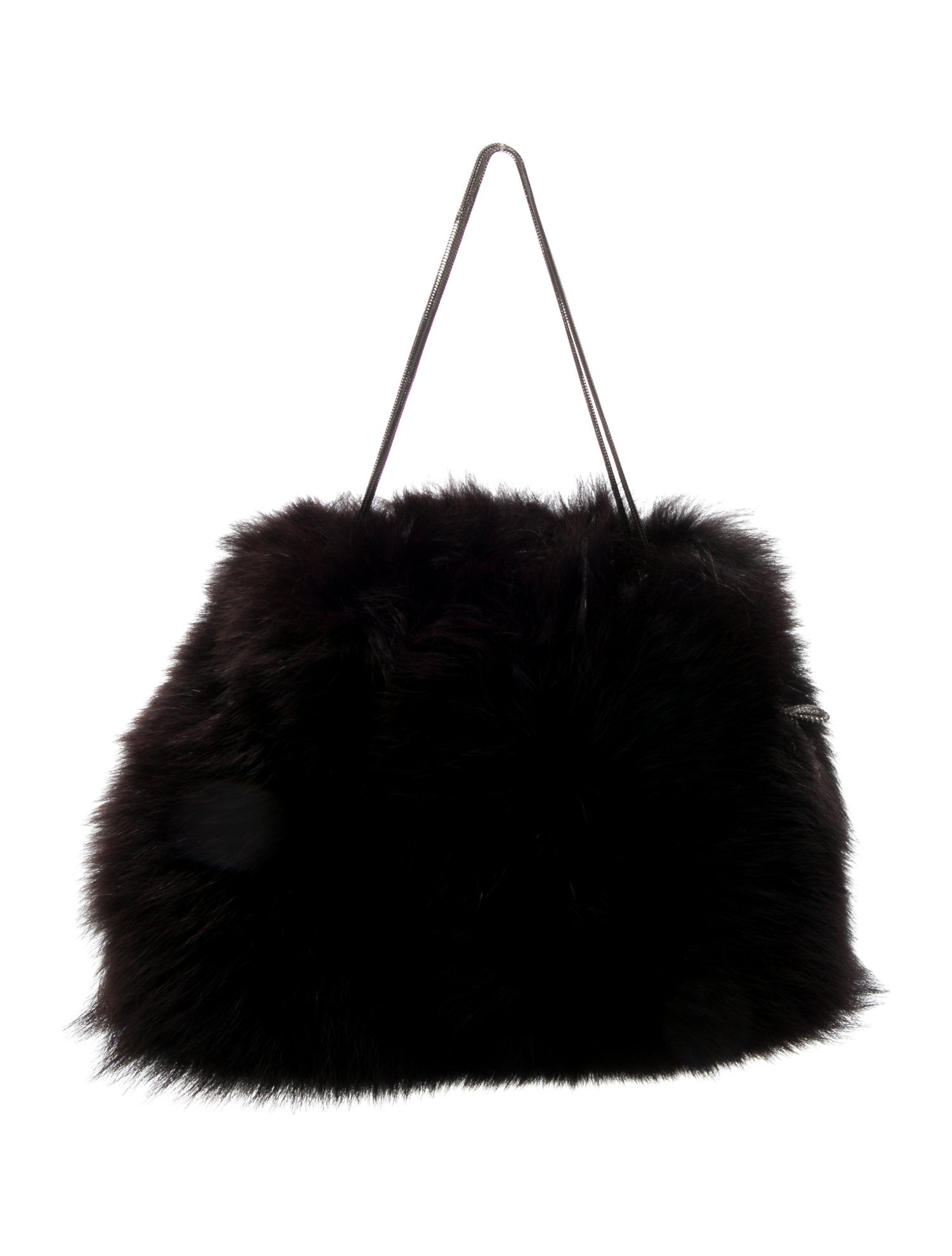 Christian Dior Fur Top Handle Bag