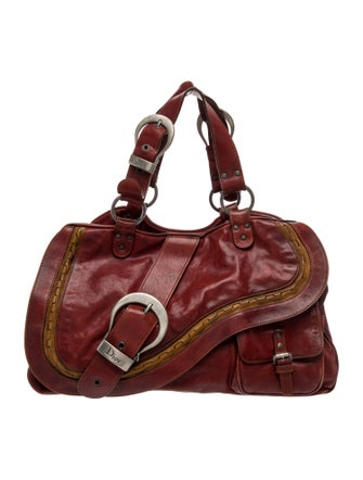 Christian Dior Leather Gaucho Saddle