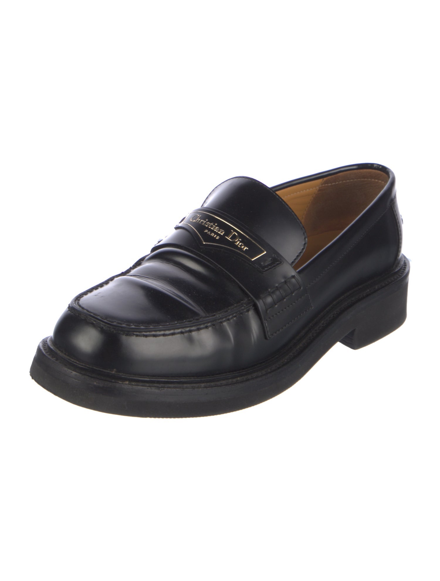 Christian Dior Leather Loafers