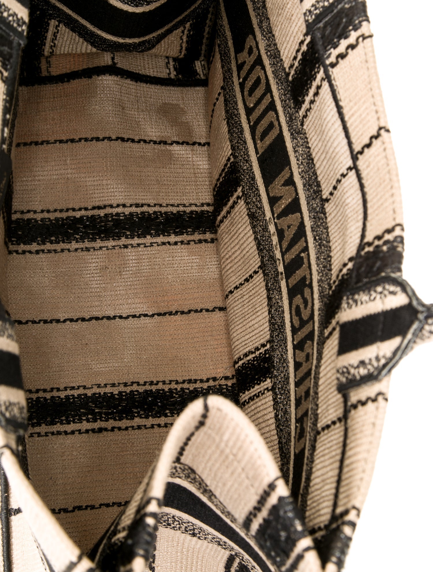 Christian Dior Straw Top Handle Bag Medium