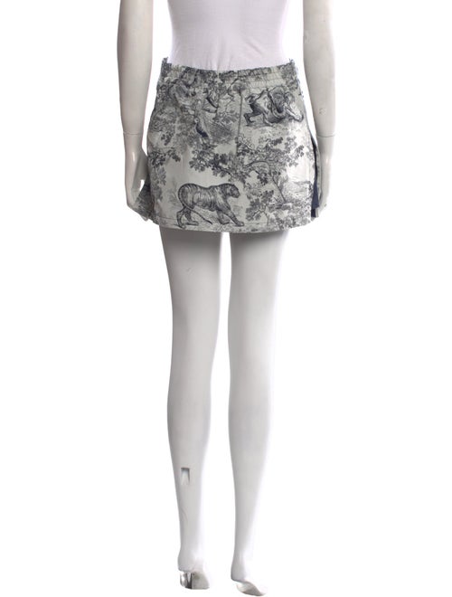 Christian Dior Graphic Print Mini Skirt