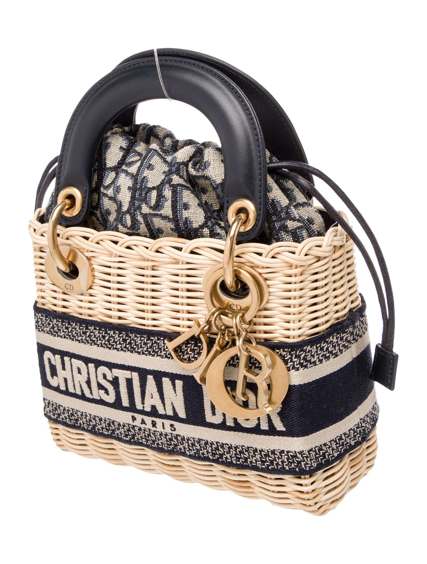 Christian Dior Oblique Jacquard Lady Dior Mini 2022