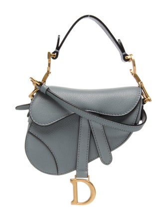 Christian Dior Leather Saddle Mini 2022