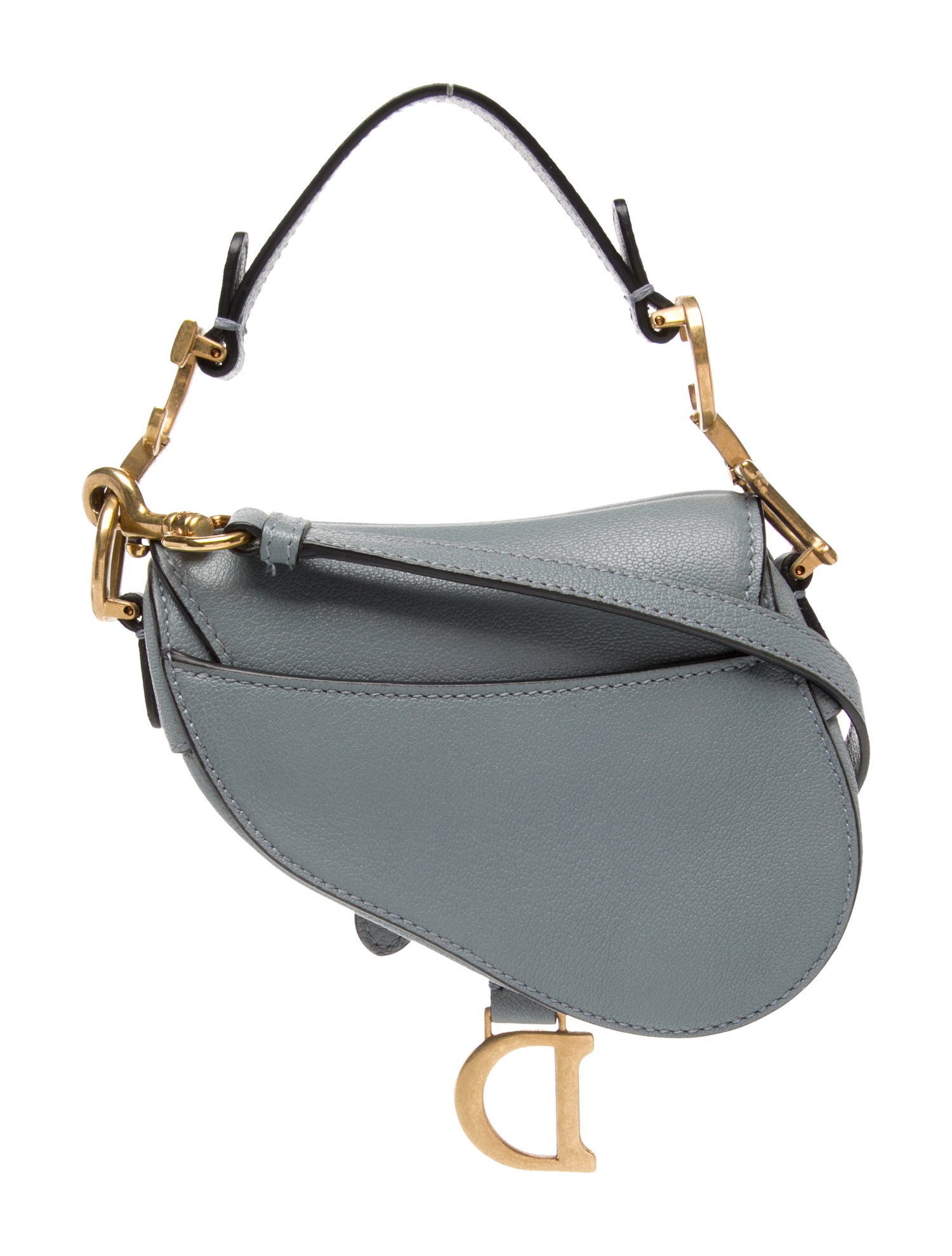 Christian Dior Leather Saddle Mini 2022