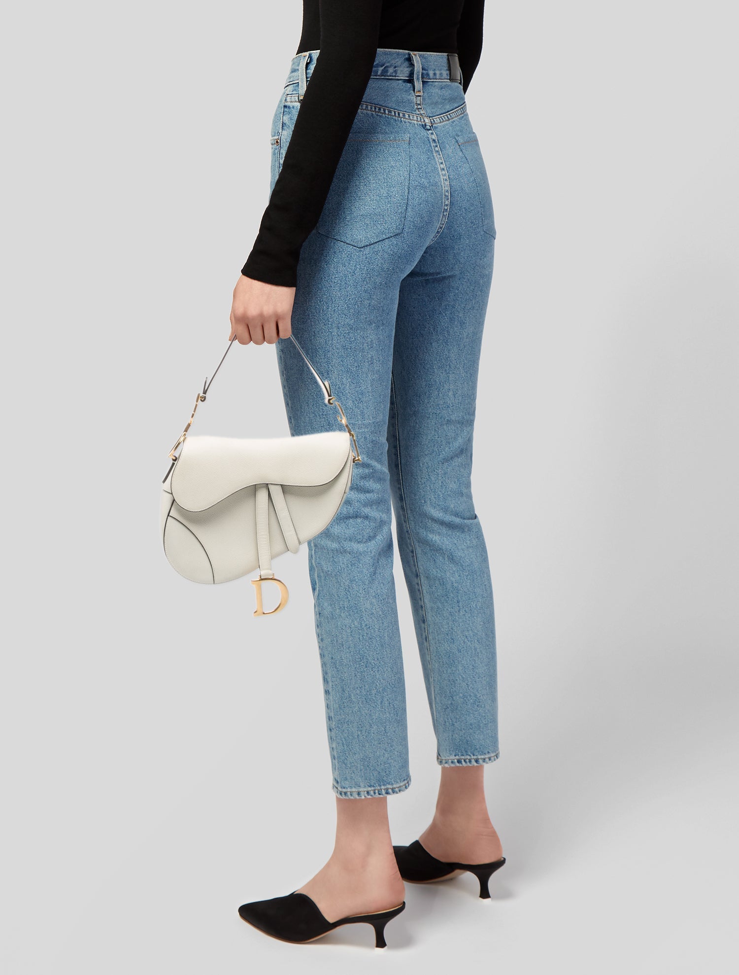 Christian Dior Leather Saddle