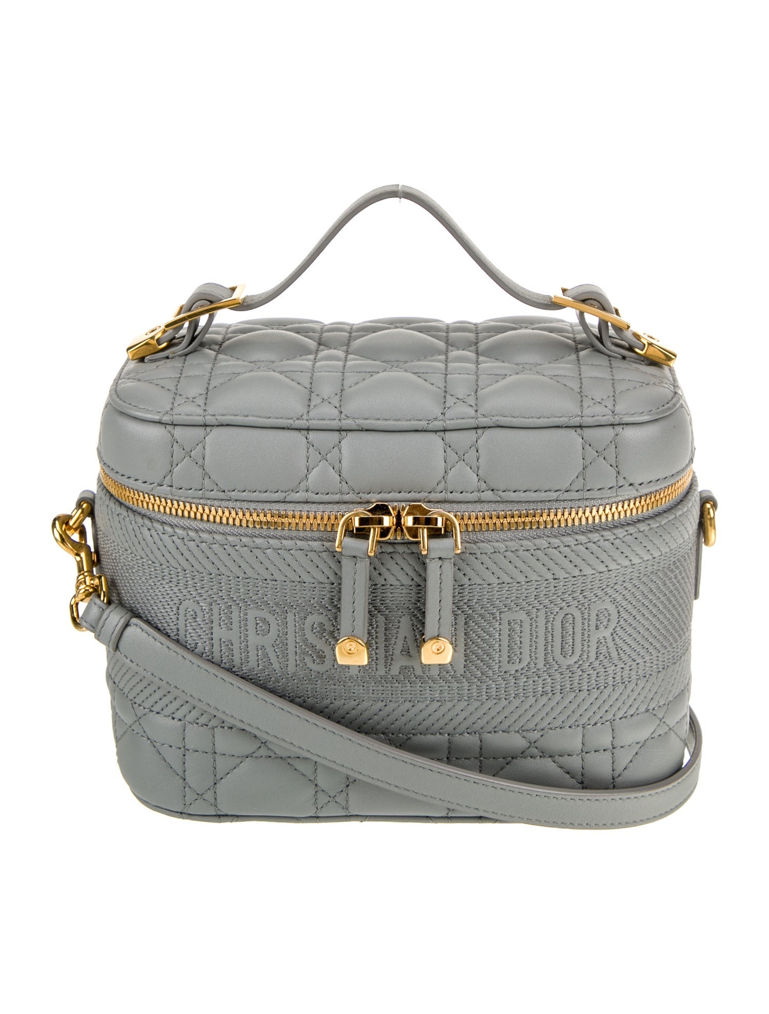 Christian Dior Leather Cosmetic Bag