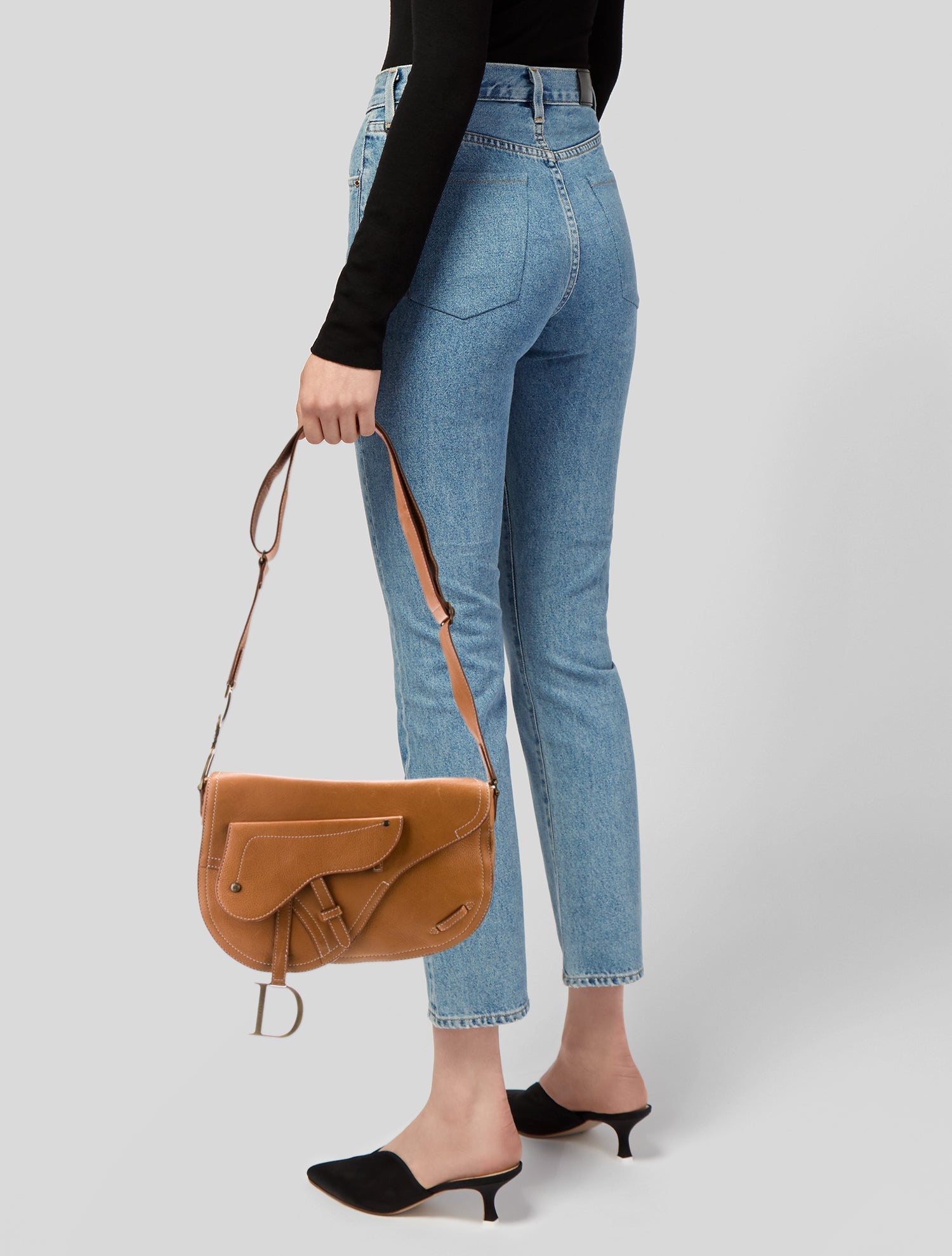 Christian Dior Leather Vintage Saddle