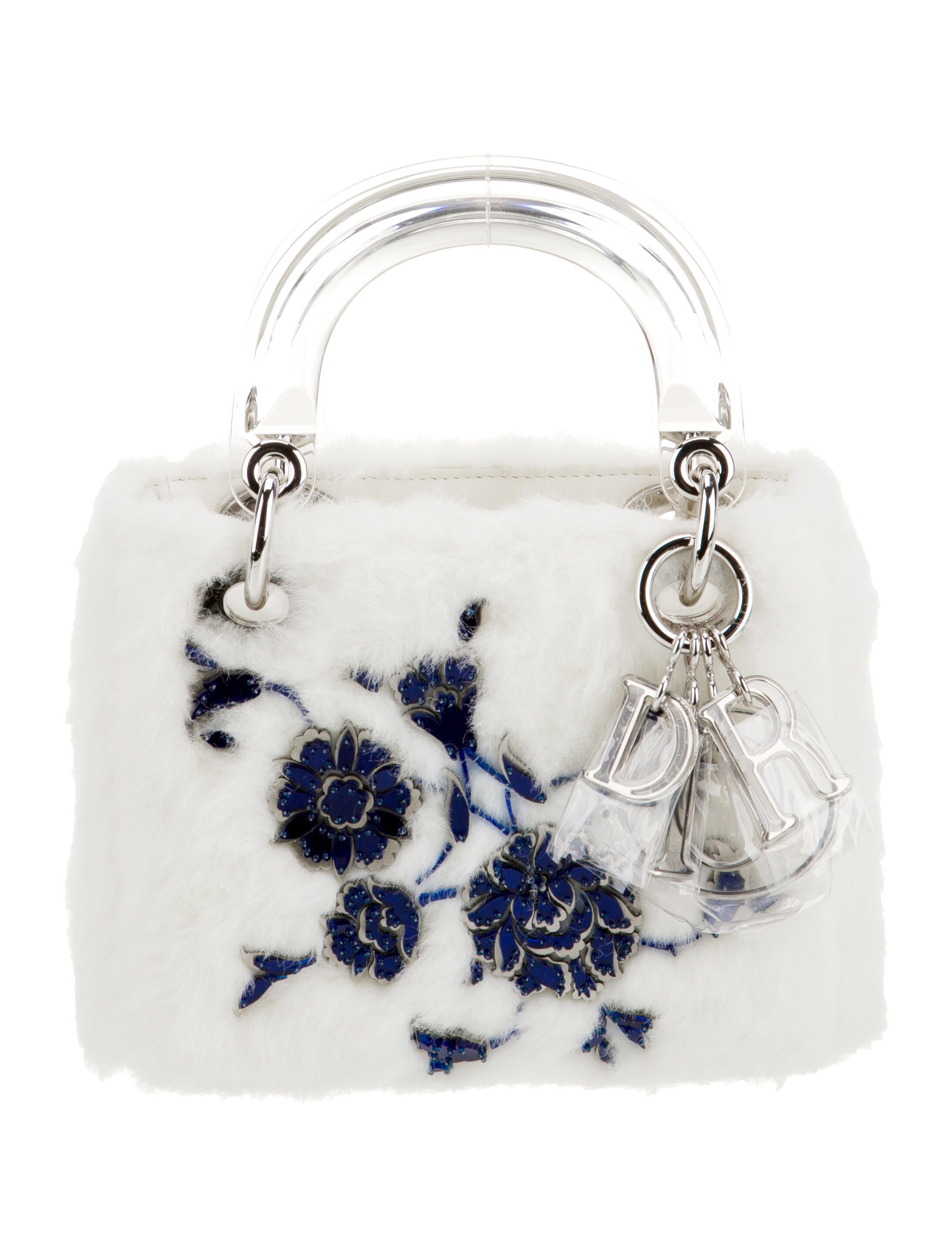 Christian Dior Shearling Lady Dior Mini 2023