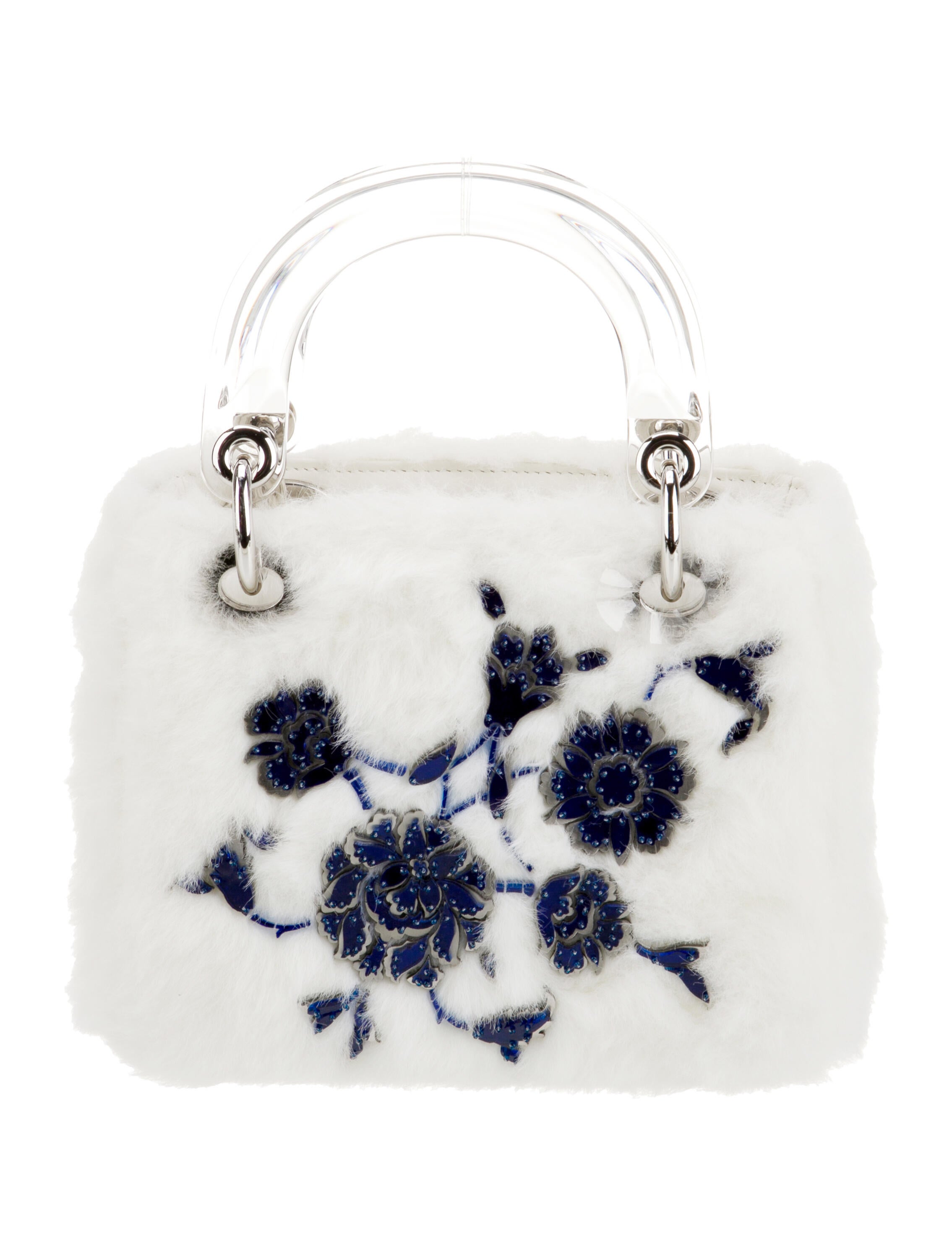 Christian Dior Shearling Lady Dior Mini 2023