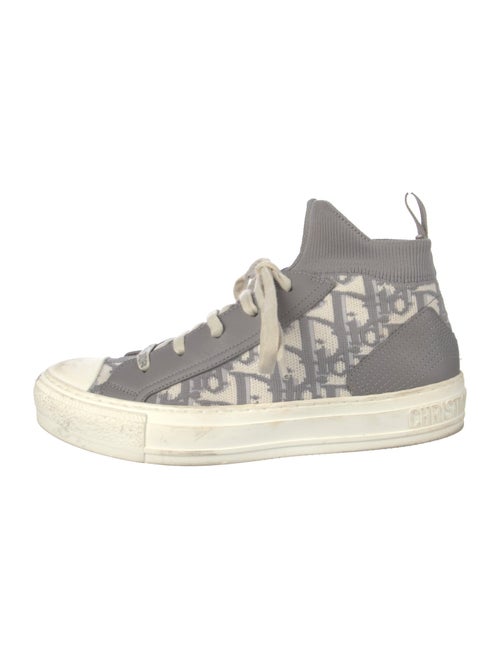 Christian Dior Walk' n' Dior Oblique Grey Mid Sneakers