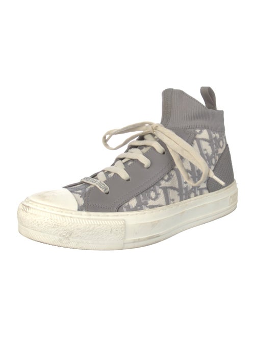 Christian Dior Walk' n' Dior Oblique Grey Mid Sneakers