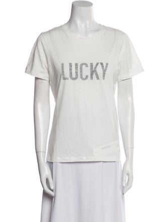 Christian Dior Graphic Print Crew Neck T-Shirt