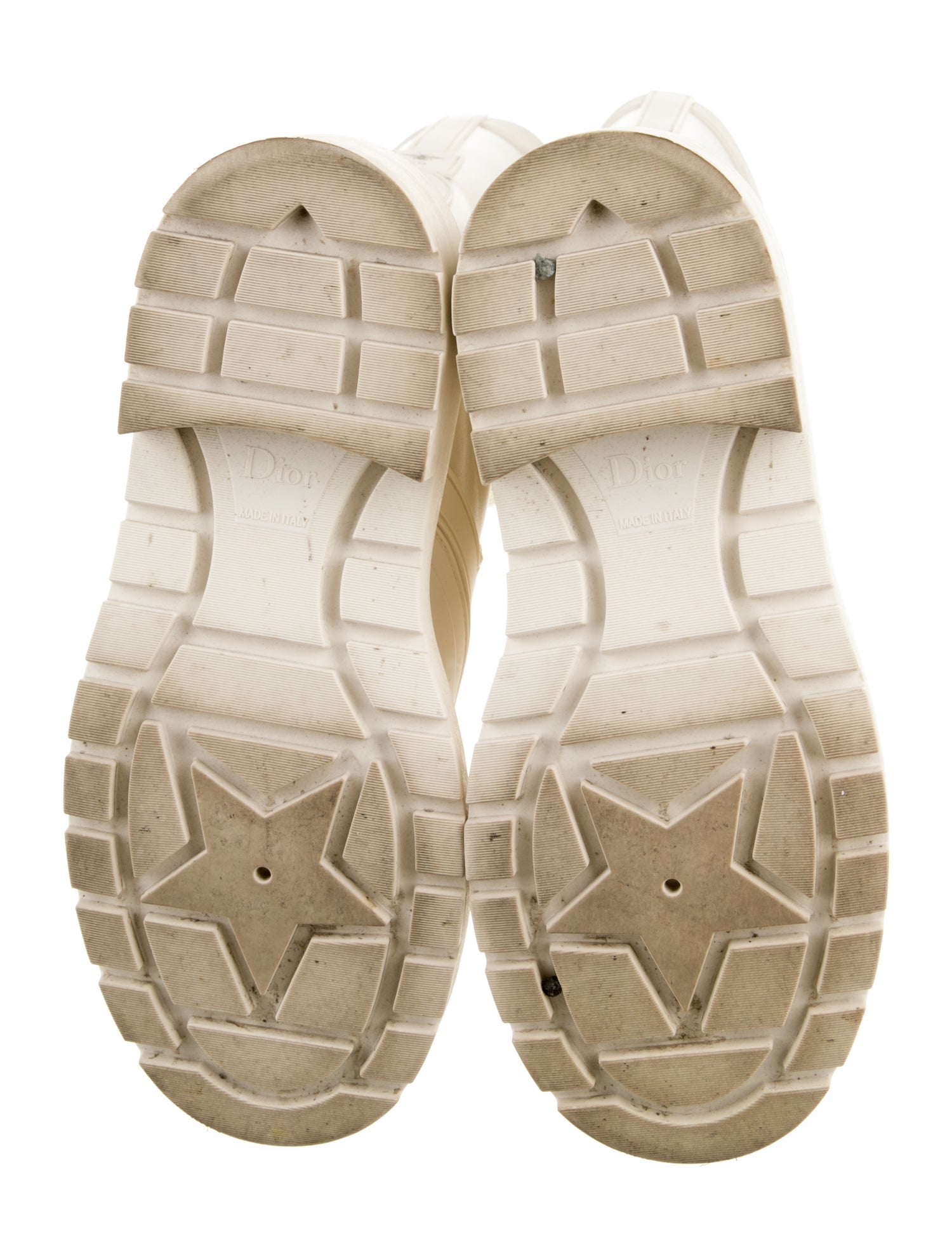 Christian Dior Leather Combat Boots