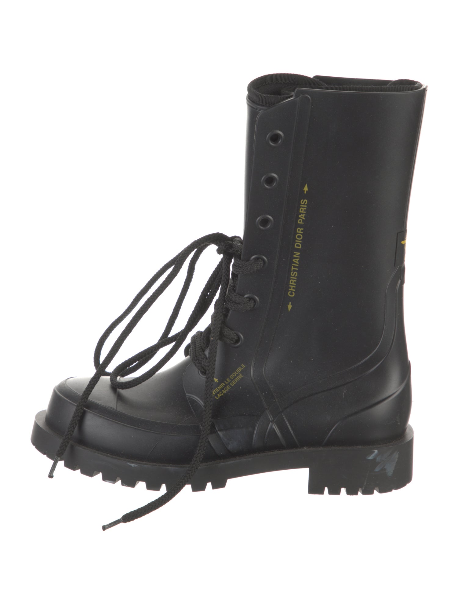 Christian Dior Rubber Rain Boots