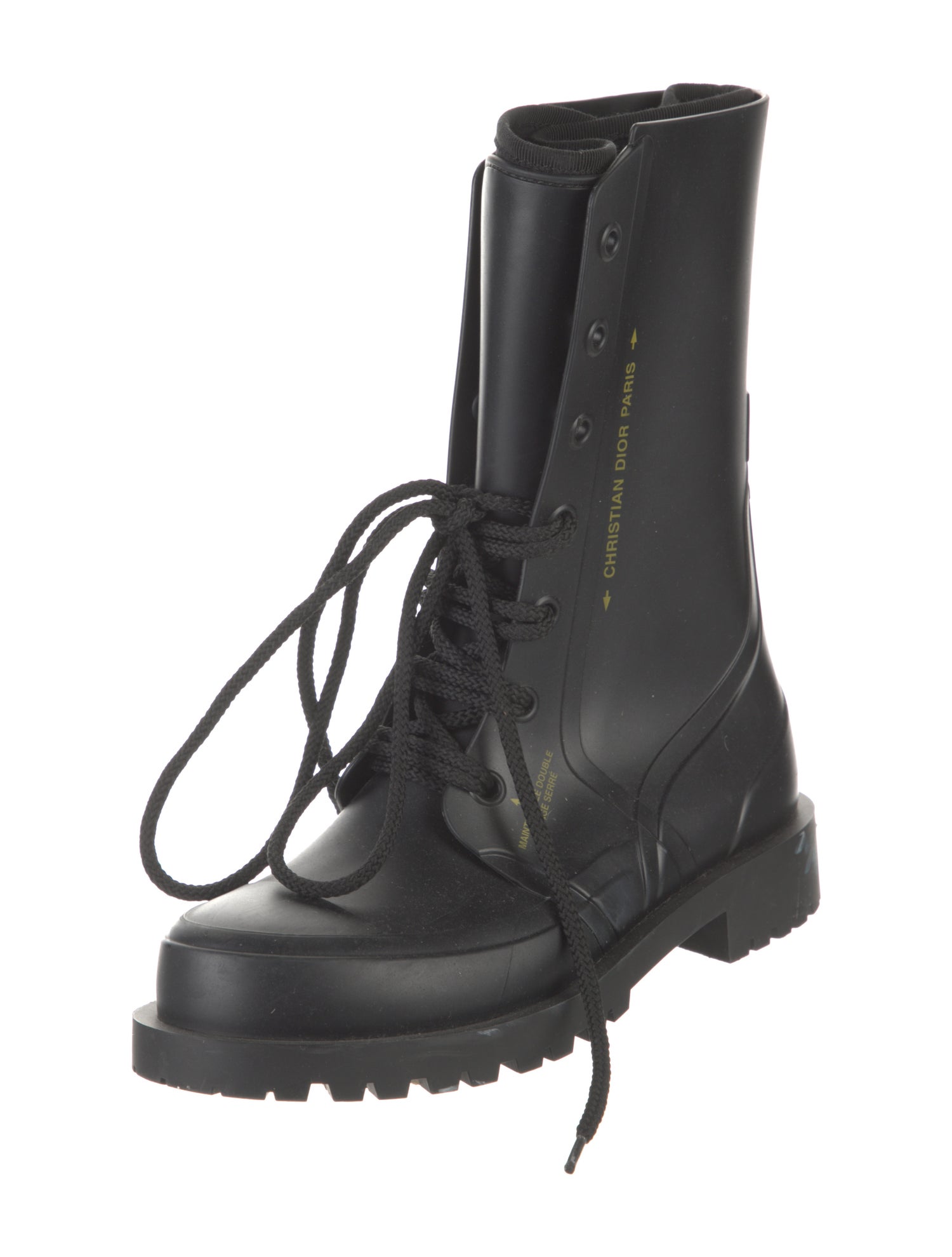 Christian Dior Rubber Rain Boots