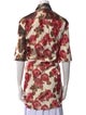 Christian Dior Silk Animal Print Button-Up Top