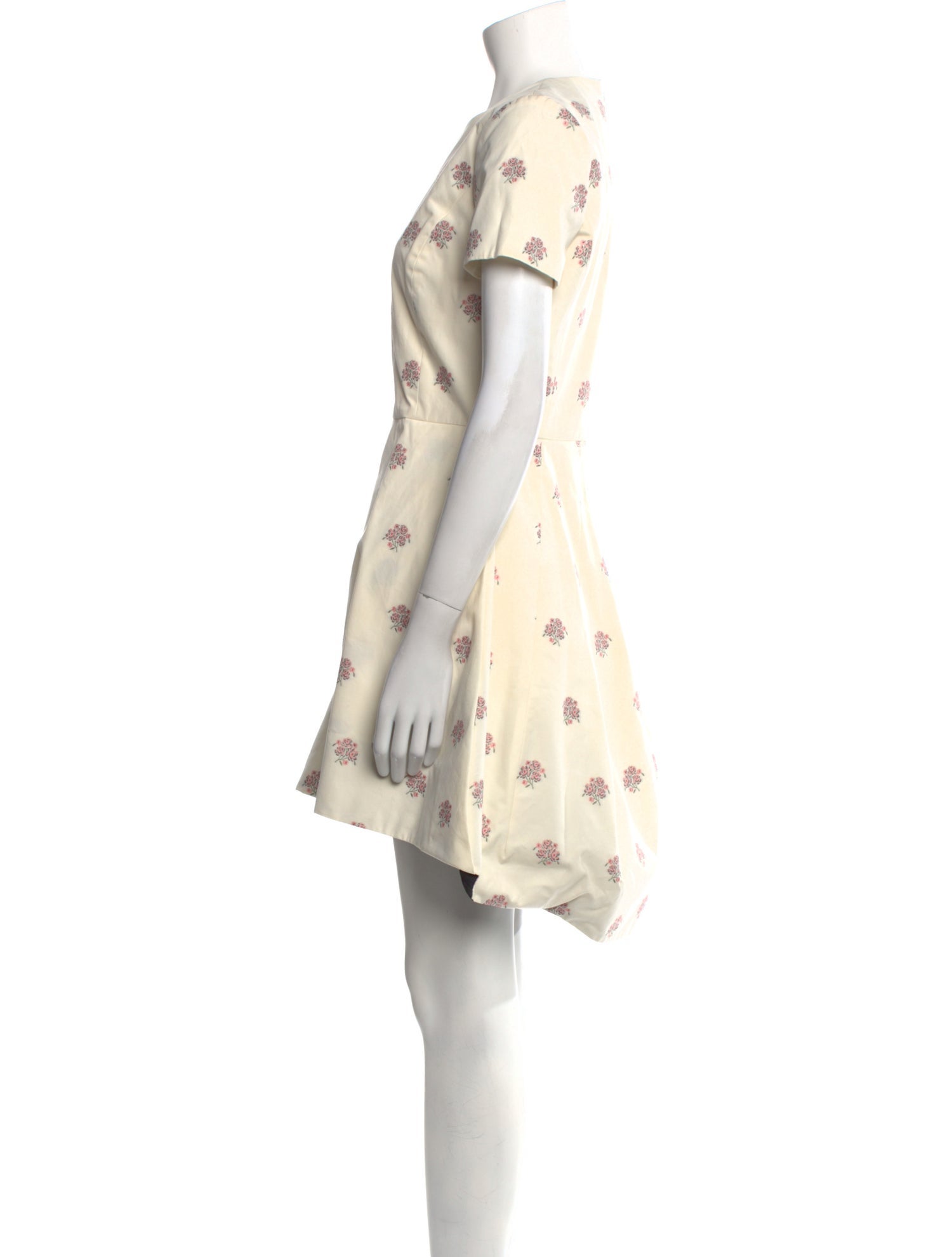 Christian Dior Floral Print Mini Dress w/ Tags
