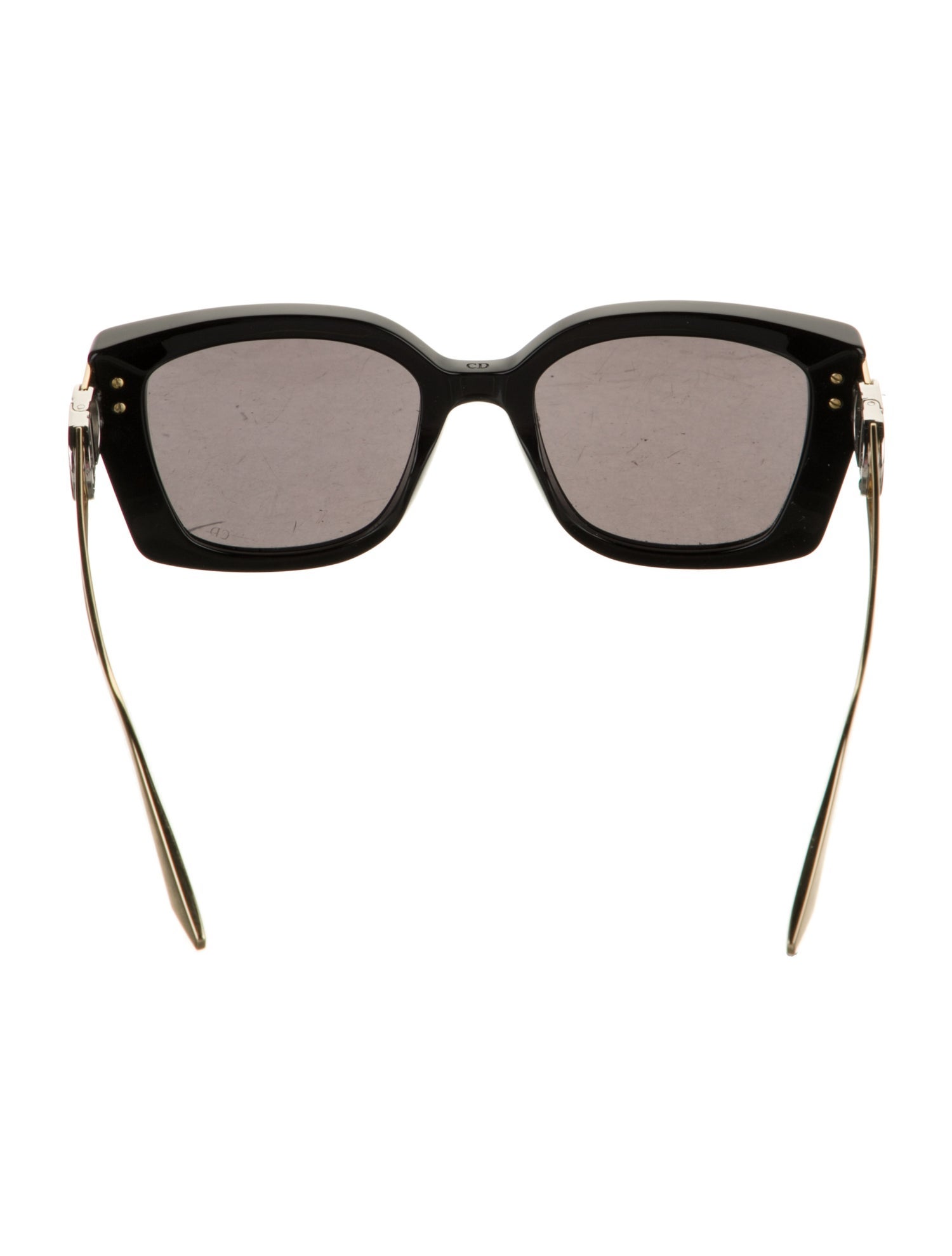 Christian Dior Cannage Pattern Square Sunglasses