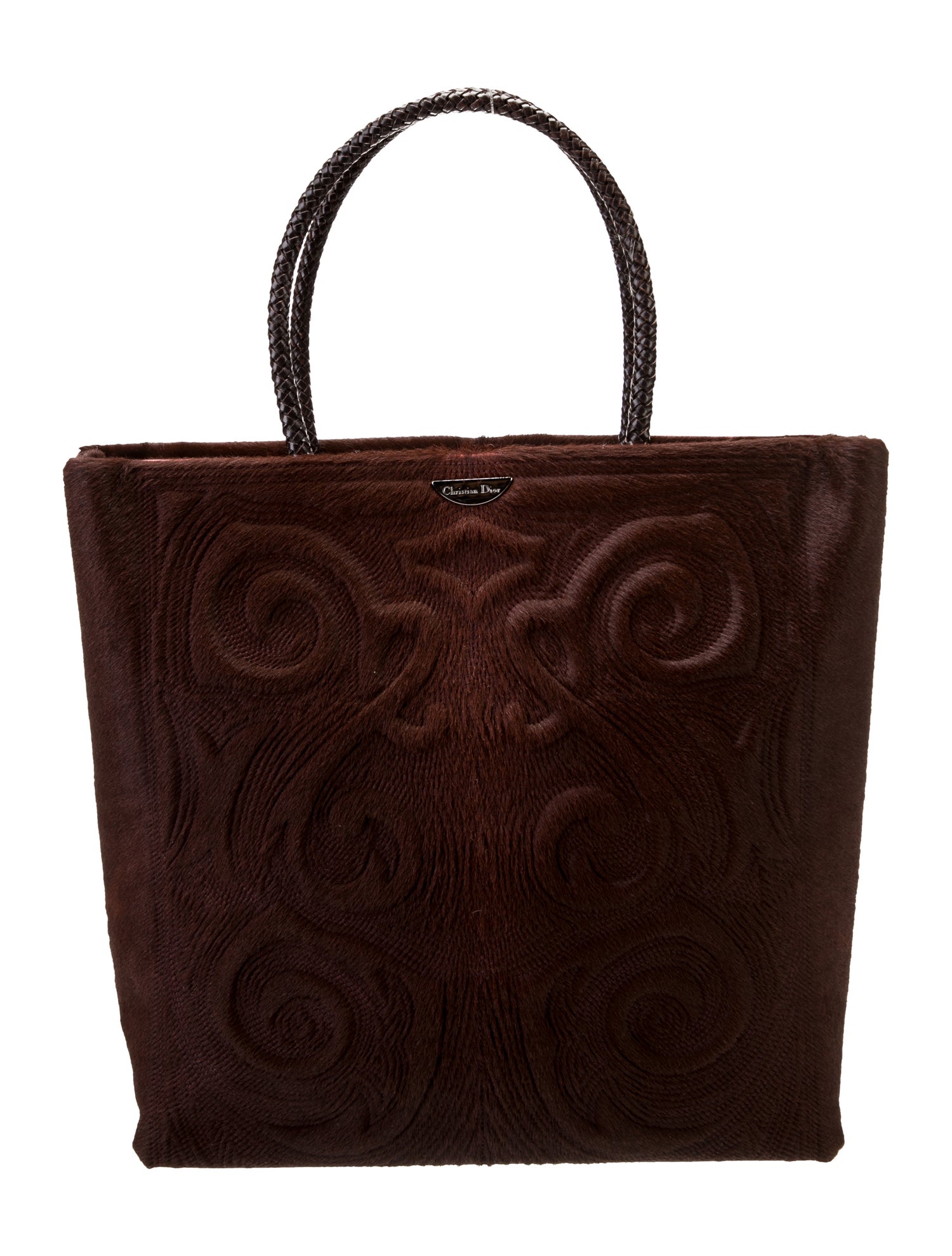 Christian Dior Ponyhair Top Handle Bag