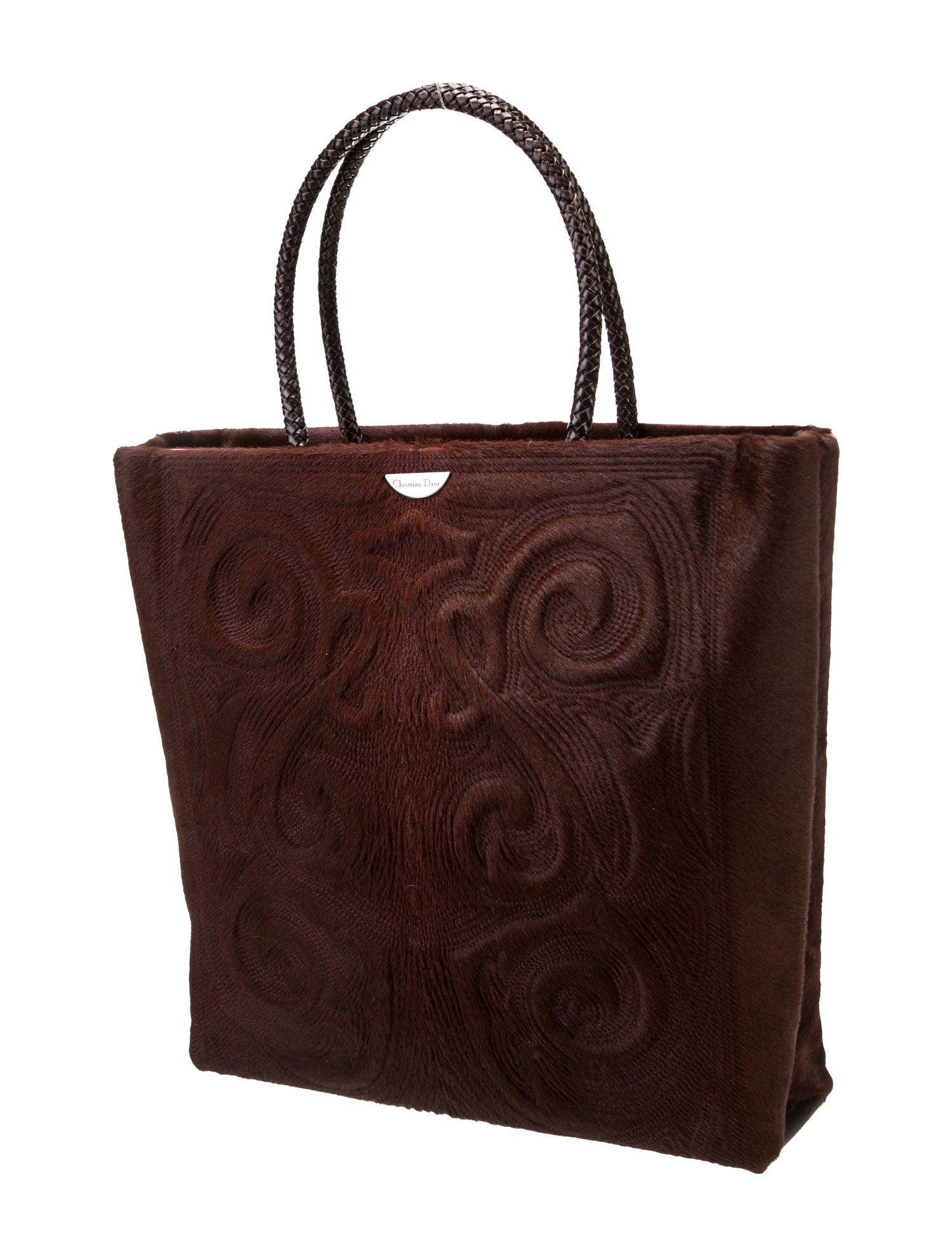 Christian Dior Ponyhair Top Handle Bag