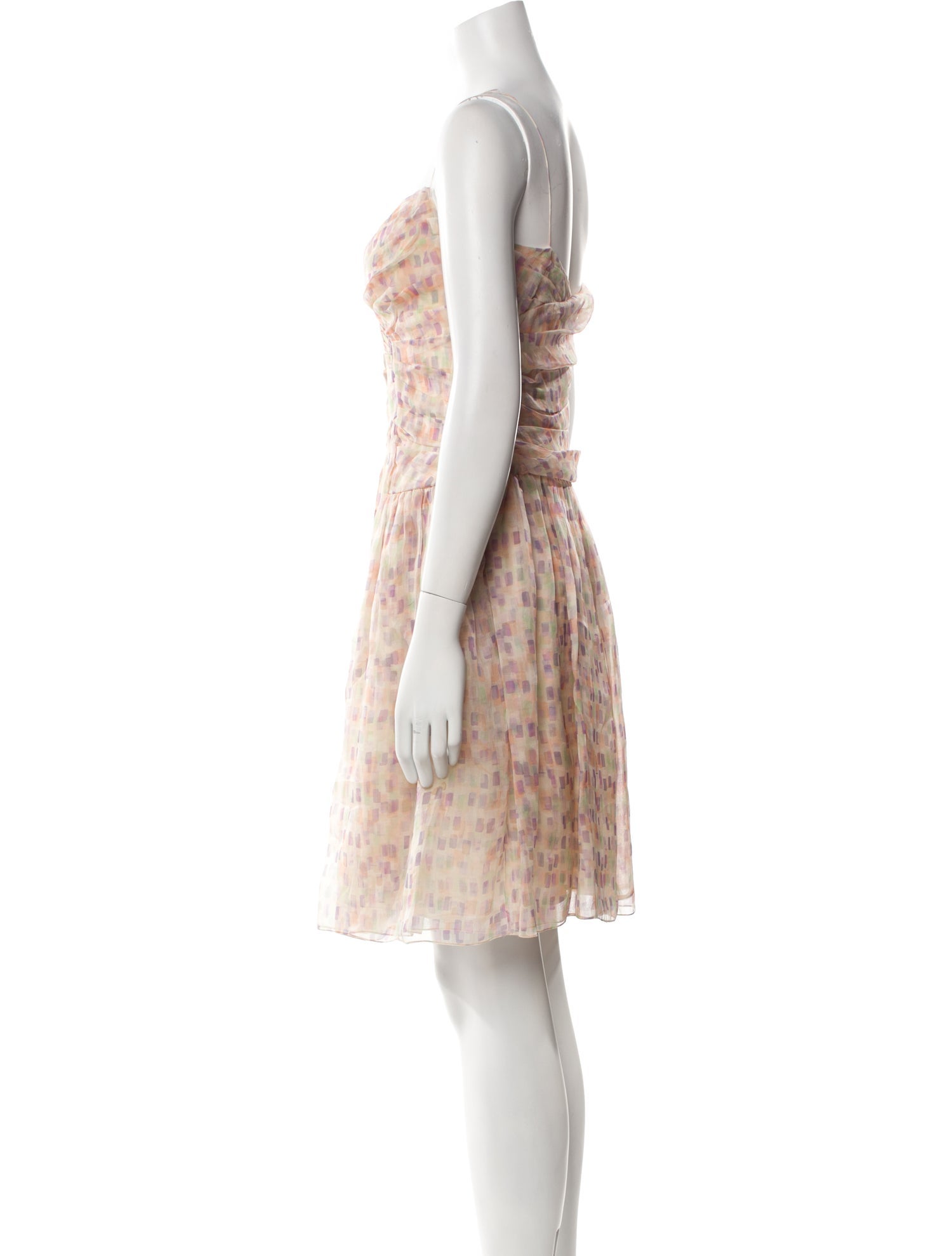 Christian Dior Printed Knee-Length Dress