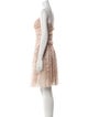 Christian Dior Printed Knee-Length Dress