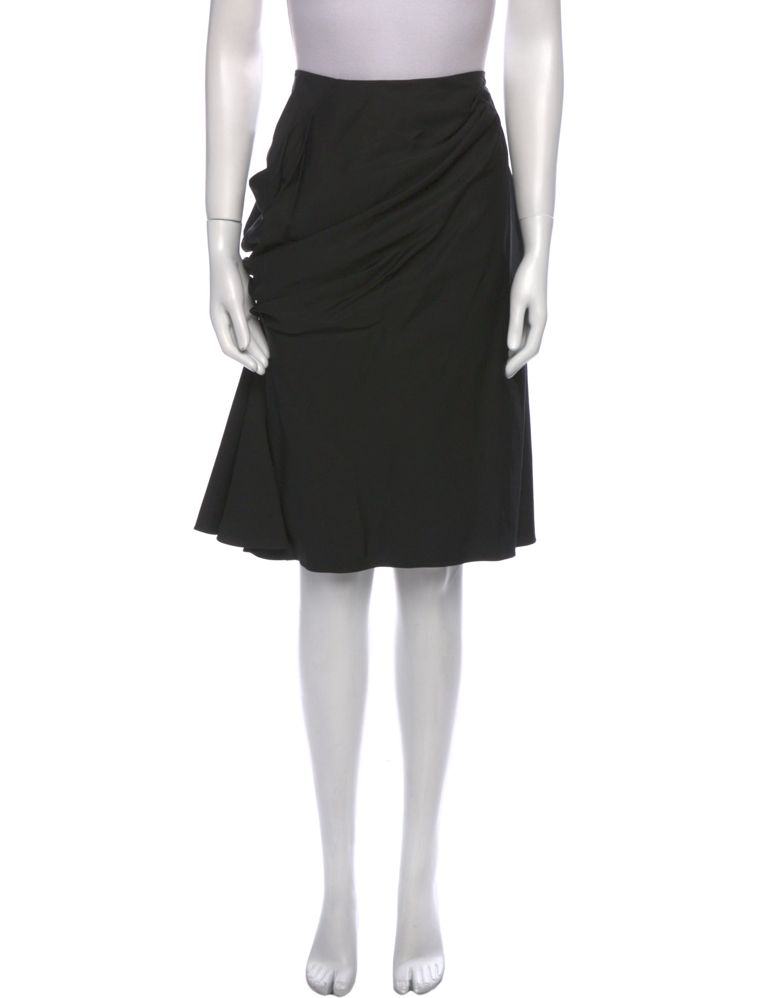 Christian Dior Silk Knee-Length Skirt