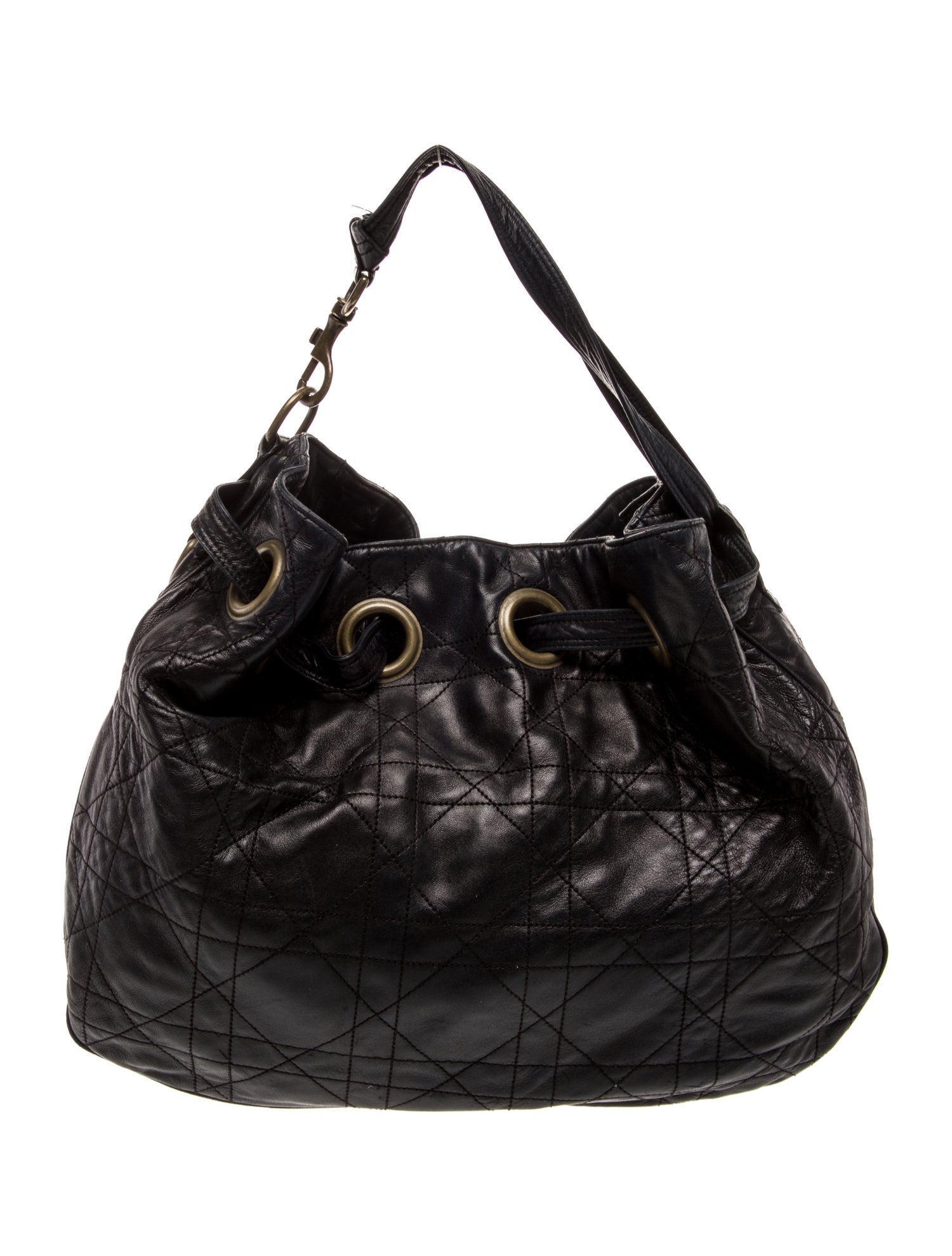 Christian Dior Cannage Top Handle Bag