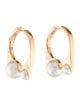 Christian Dior Faux Pearl Small Dior Tribale Drop Earrings