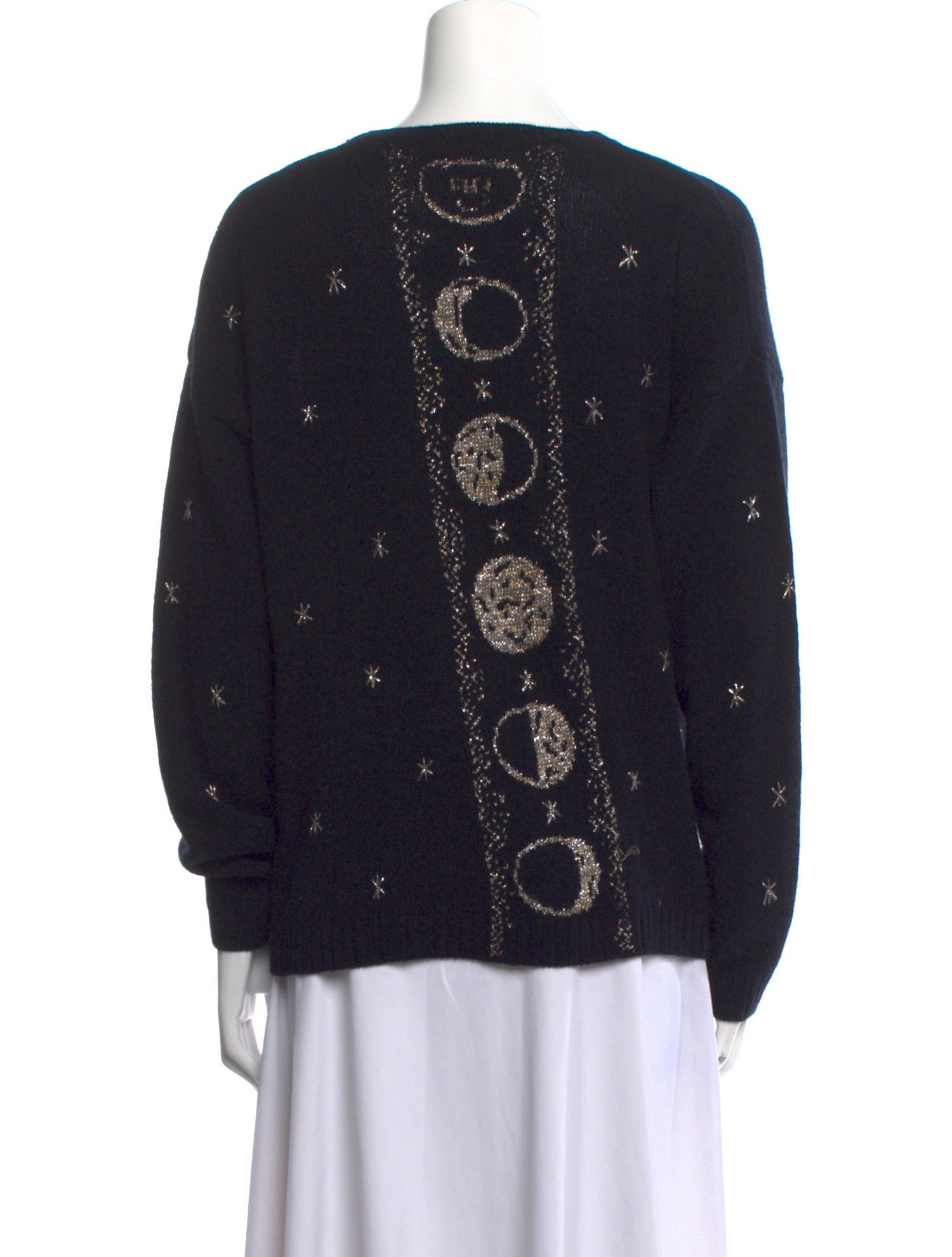 Christian Dior Cashmere Bateau Neckline Sweater