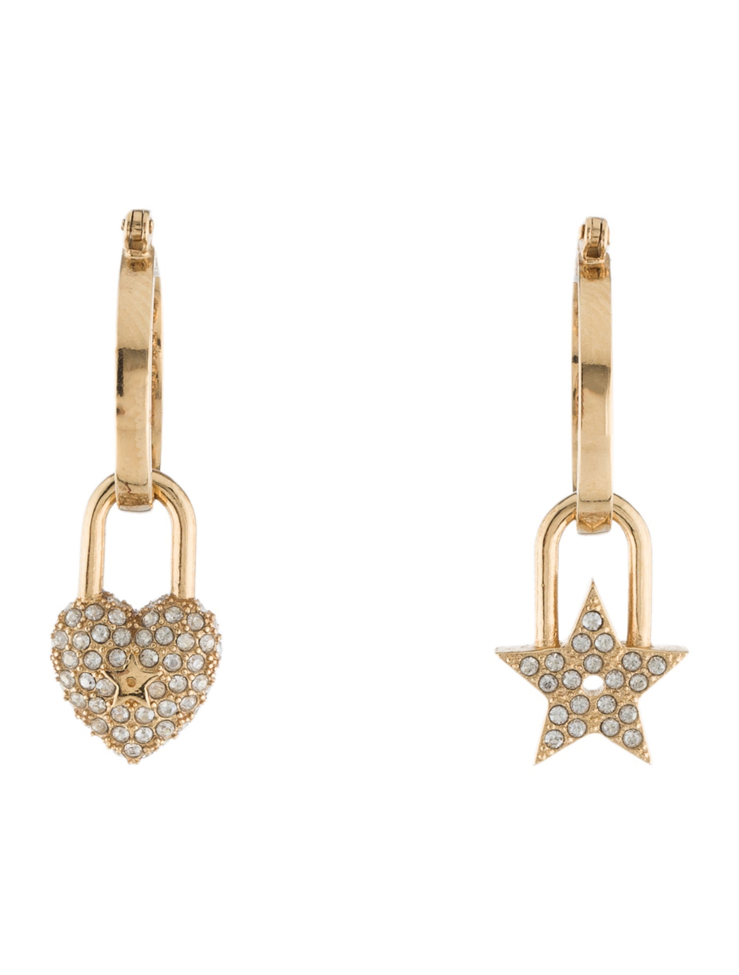 Christian Dior Lucky Locket Drop Earrings