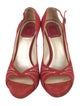Christian Dior Diorissimo Pattern Suede Pumps