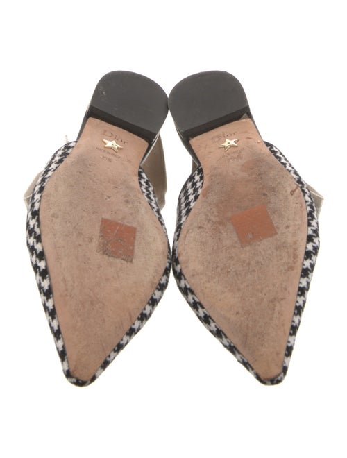 Christian Dior Printed Bow Accents Slingback Flats