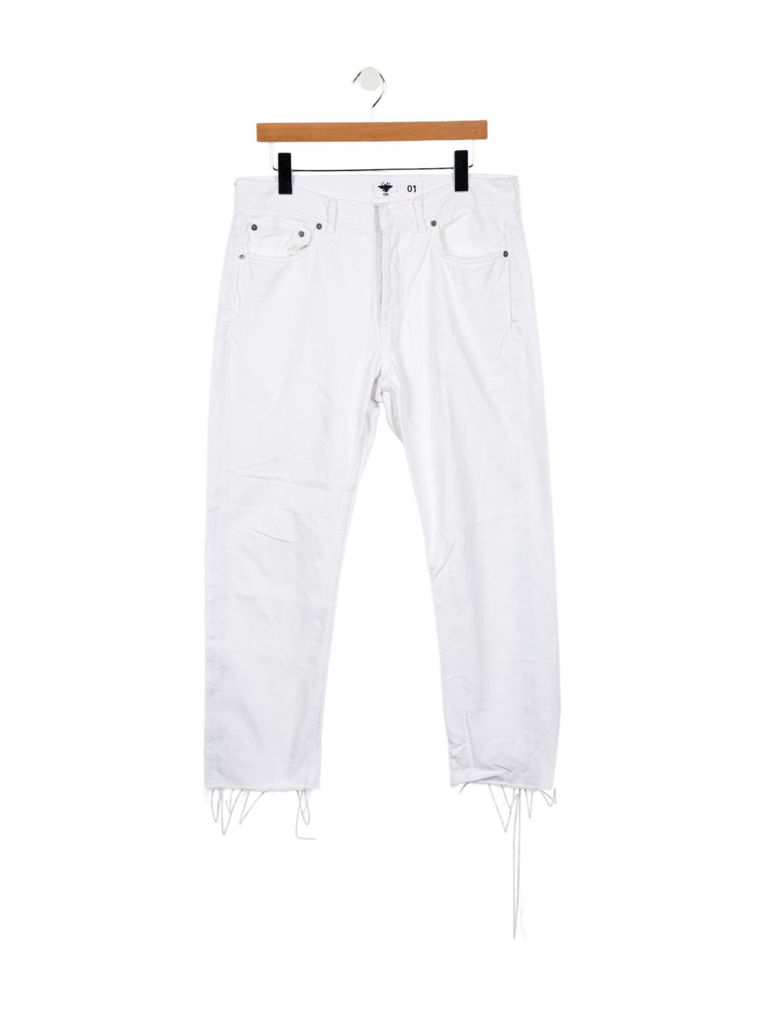 Christian Dior Mid-Rise Straight Leg Jeans