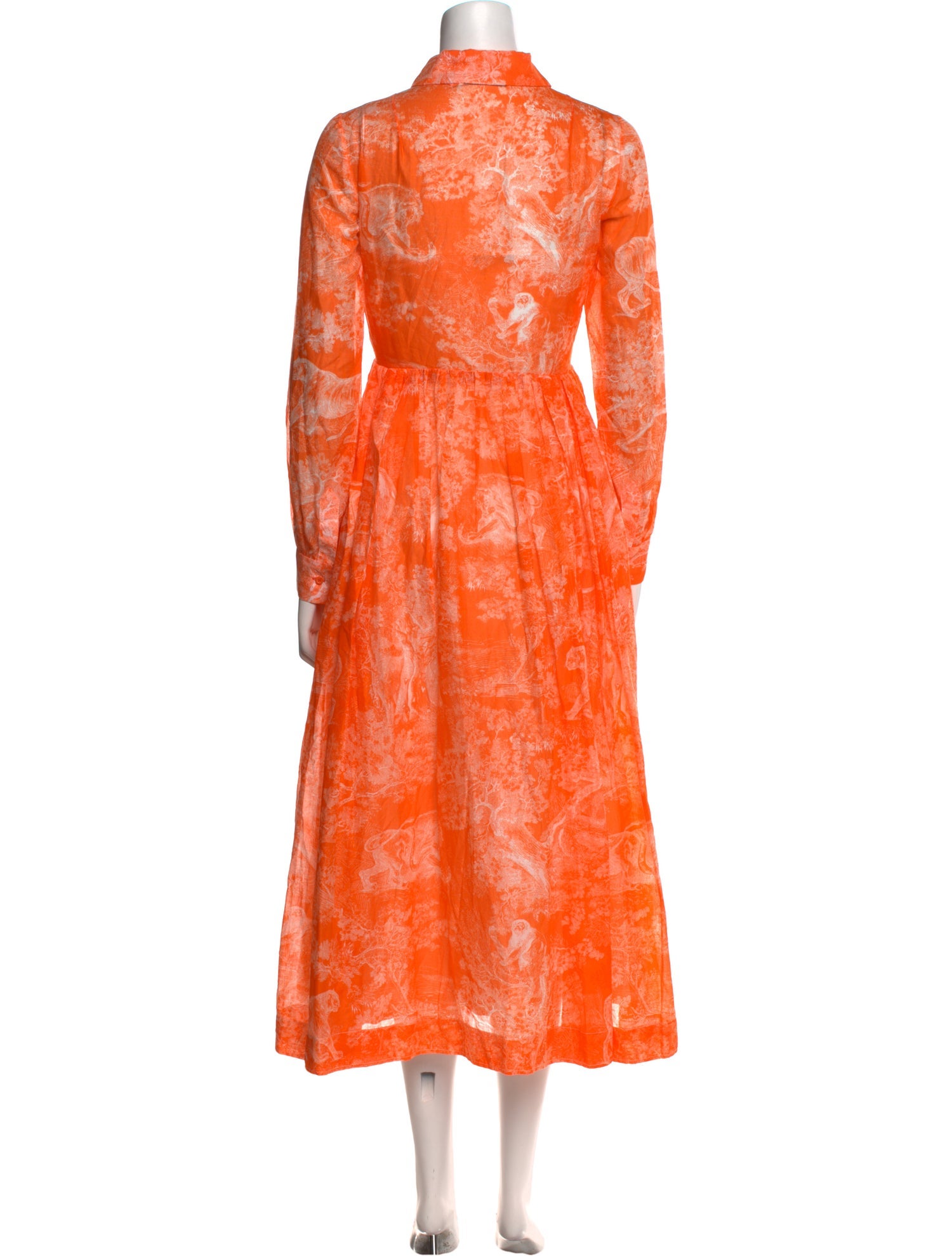 Christian Dior Paisley Print Knee-Length Dress
